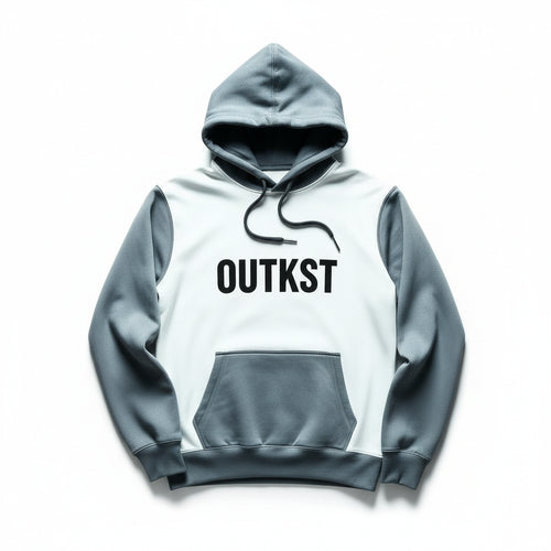 OUTKST Hoodie White Grey